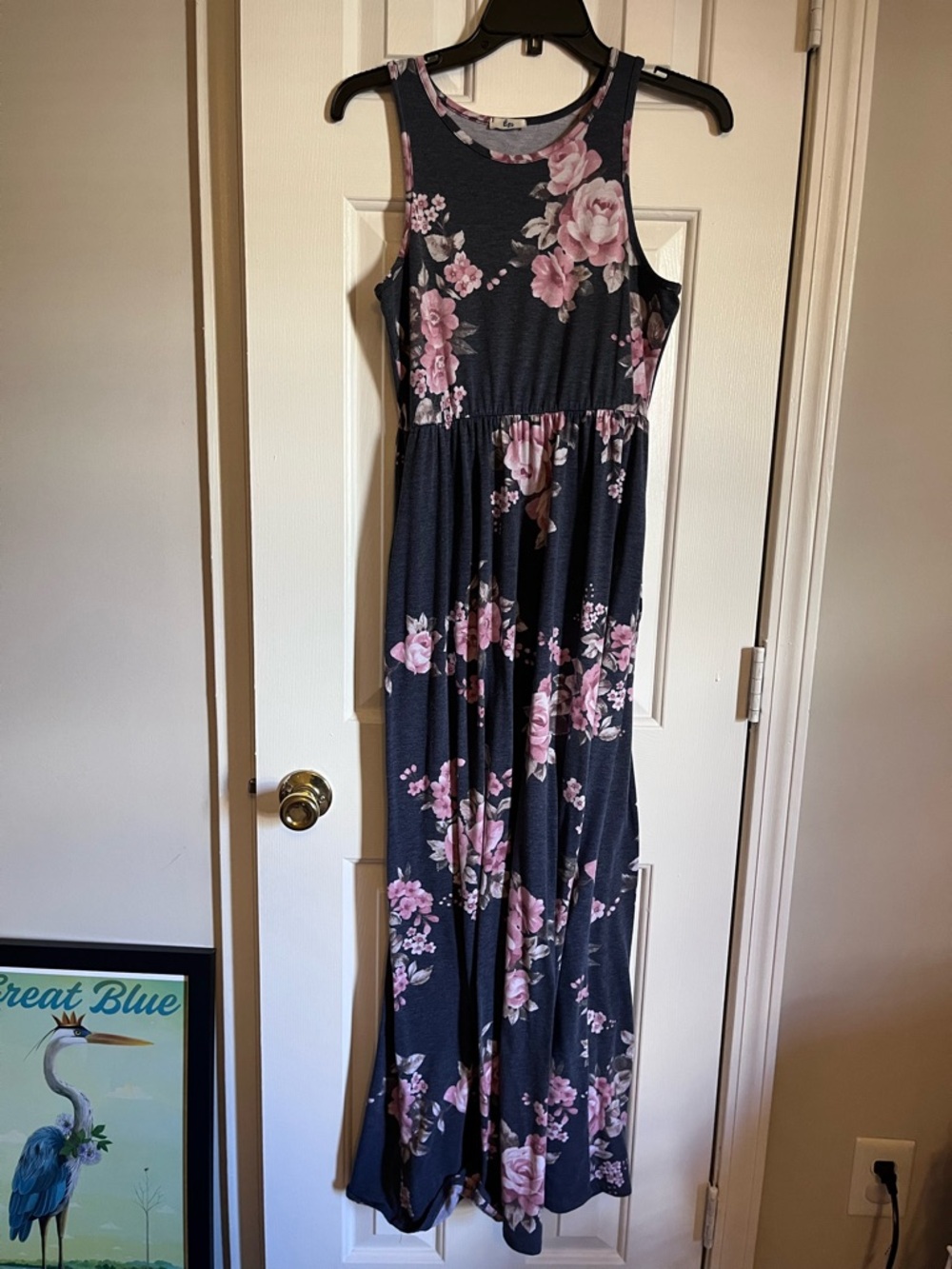 Egs Sleeveless Floral Maxi Dress
